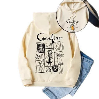 【跨境欧码】Men Women Funny Vintage Hooded Pullovers Coralin