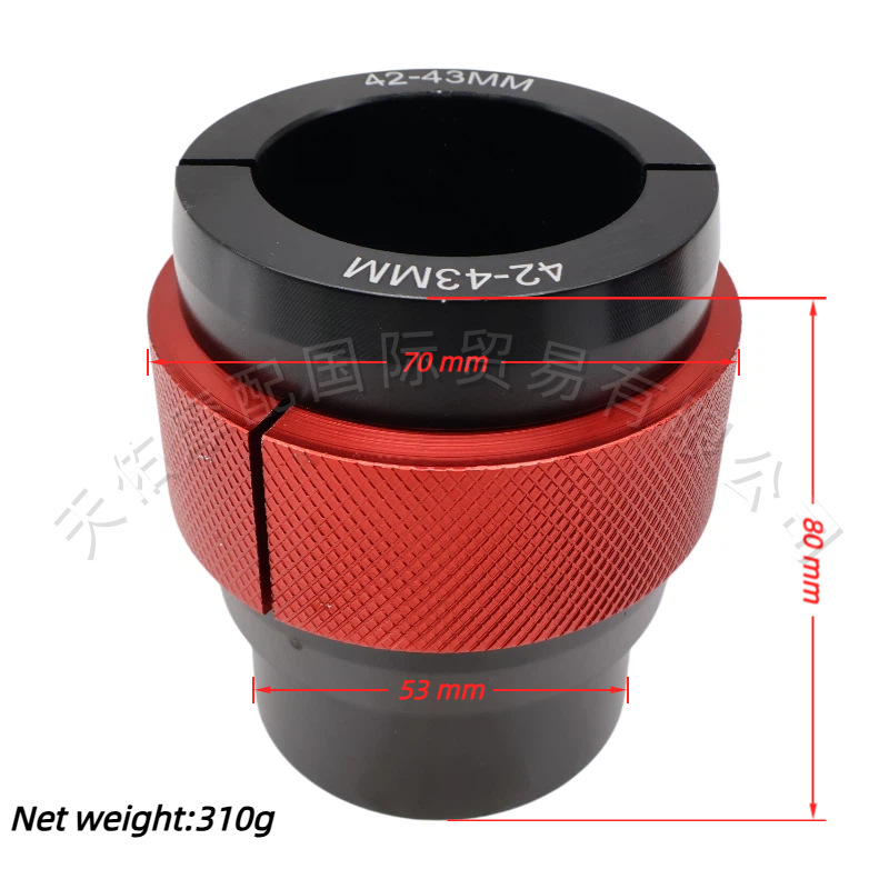 Universal Cnc Aluminum Alloy Front Shock Absorber Oil Seal Installation Tool for Off-Road Motorcycles, Inverted Front Shock Absorber Oil Seal Tooling