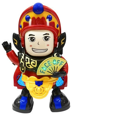 Electric cartoon toy, dancing music lightweight robot