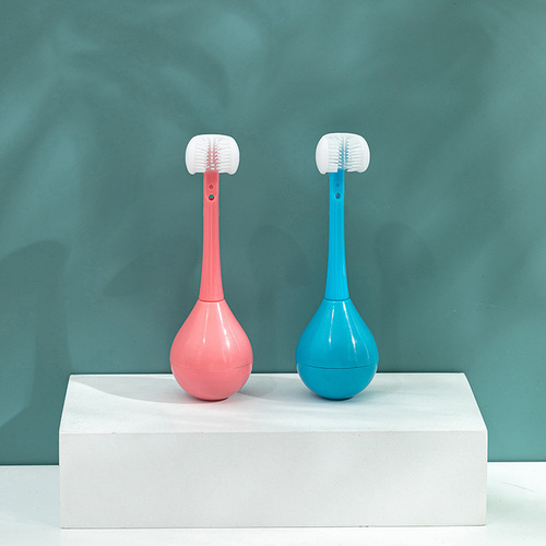 3D three-sided children's baby U-shaped toothbrush silicone toothbrush suitable for 2-12 years old baby cleaning toothbrush manufacturer