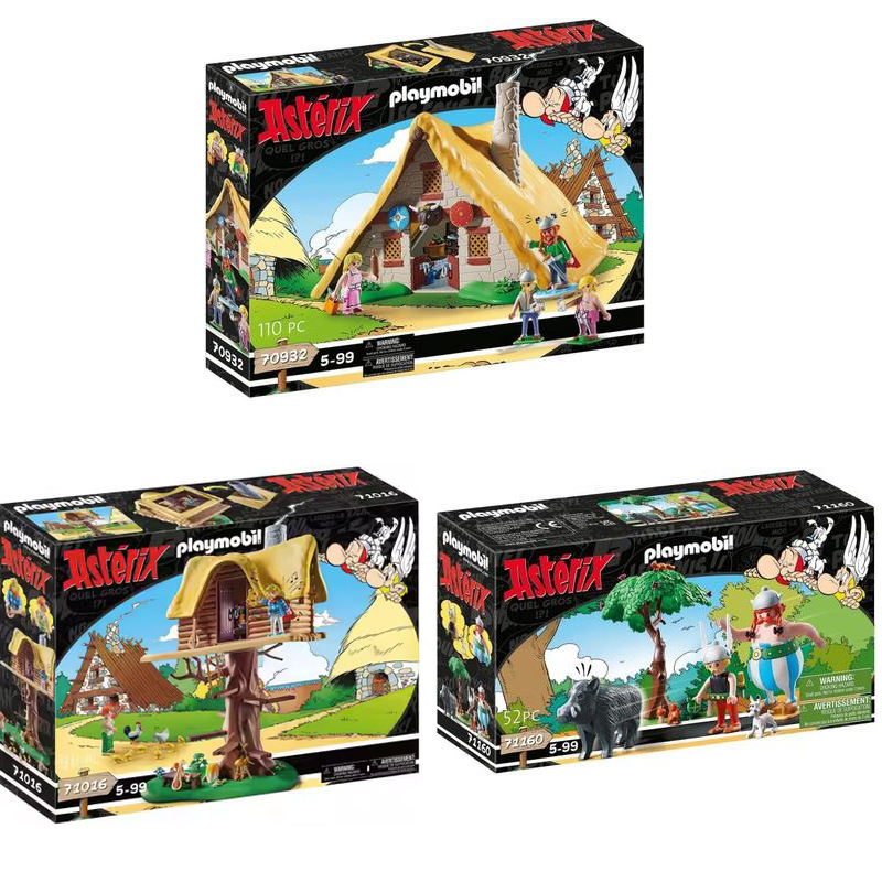 Germany Imports playmobil Moby World Gaul Hero Coffee Tree Wild Boar Hunting Building Block Toy