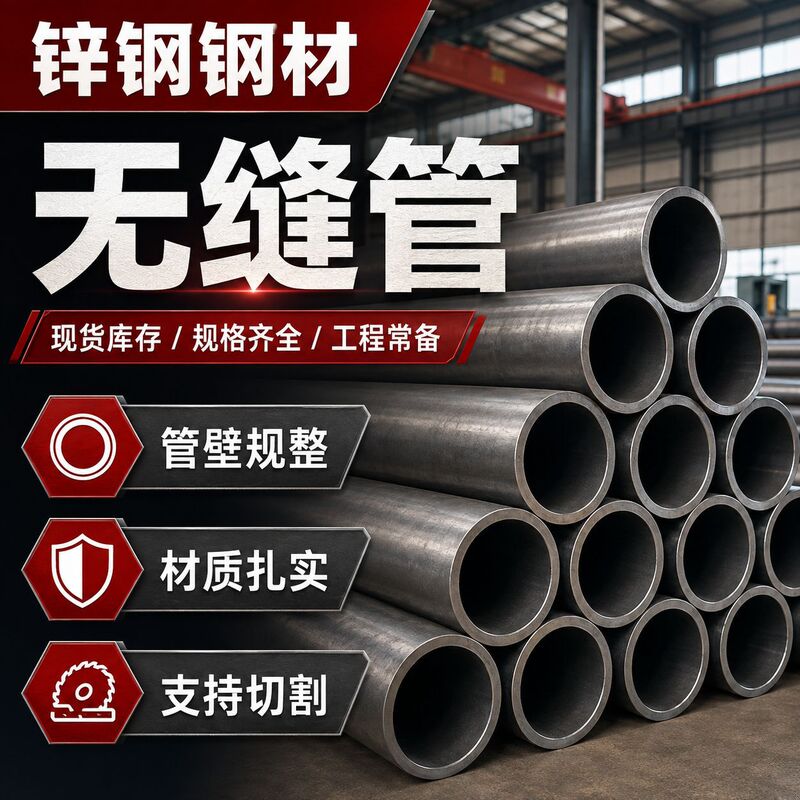 Hot-rolled seamless precision steel pipe Q345B, high-pressure fertilizer pipe, seamless steel pipe with optional wall thickness for petrochemical use Hot-rolled seamless precision steel pipe Q345B, high-pressure fertilizer pipe, seamless steel pipe with optional wall thickness for petrochemical use