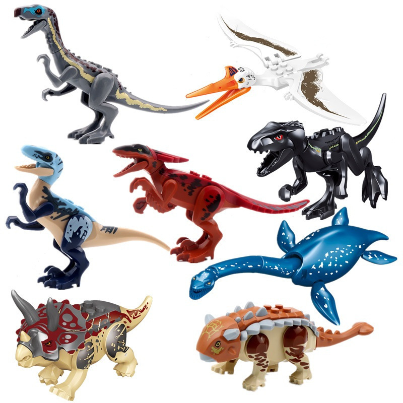 卸売ジュラ紀恐竜大型ブラキオサウルス ヘビクラン エラプティドン ティラノサウルス レックス世界組み立てビルディング ブロック|undefined