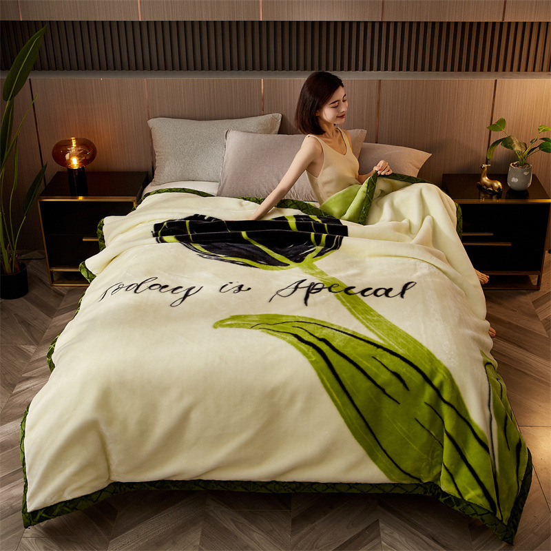 2024 nueva manta raschel gruesa