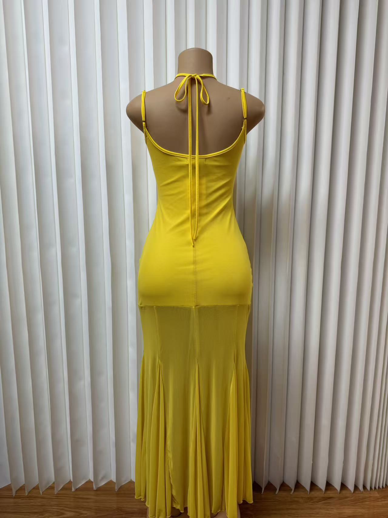 Sensational Cut-Out Bodycon Mermaid Mini Dress With Lace-Up Detail | Sexy High-Waisted Bustier Dress For Vacation & Night Out_ecoleips.com