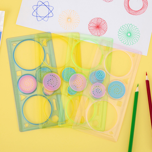 Transparent thousands of flower ruler creative puzzle four -color…