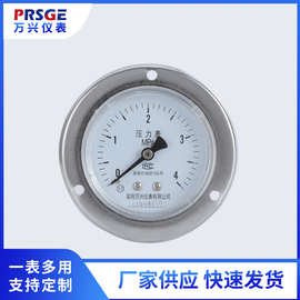 厂家供应Y60ZT高精度压力表 多规格不锈钢压力表 径向耐震气压表