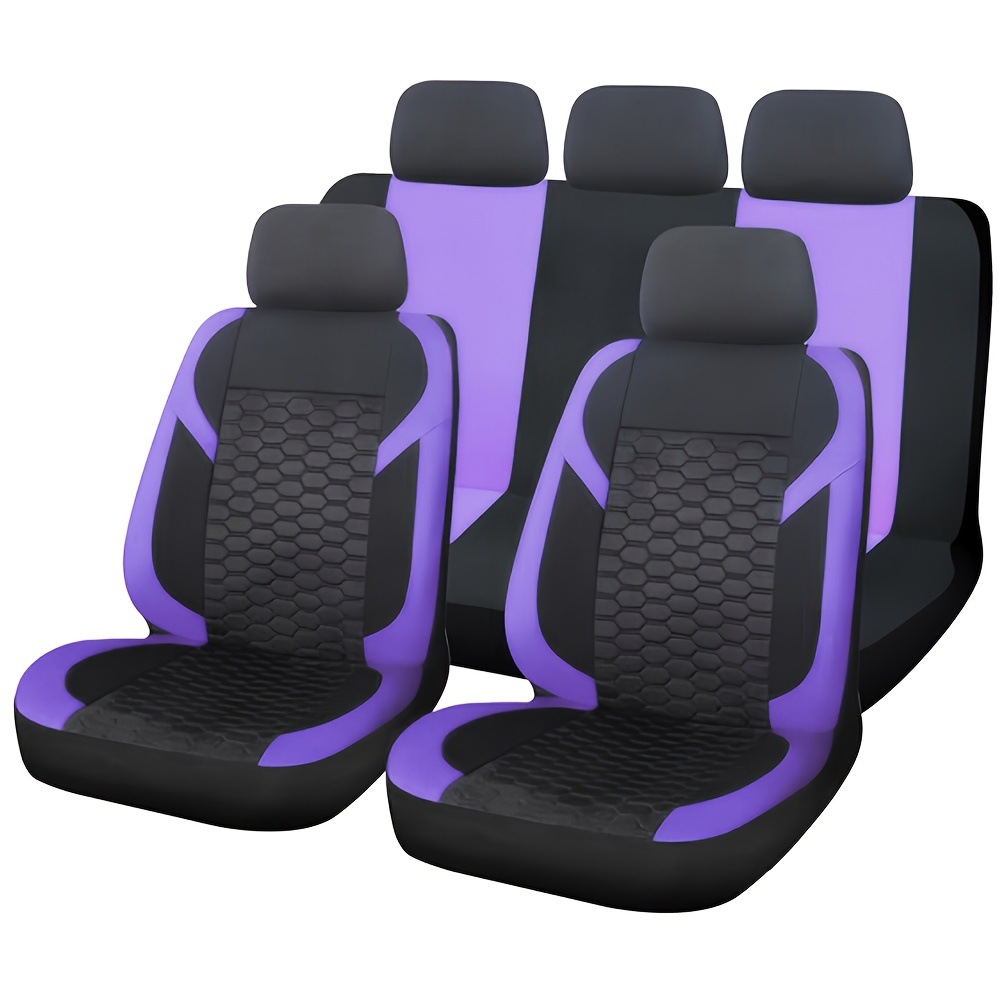 Mesh Fabric 5-Seat | Universal Universal seat cover - purple-31-x-30-x-11-cm