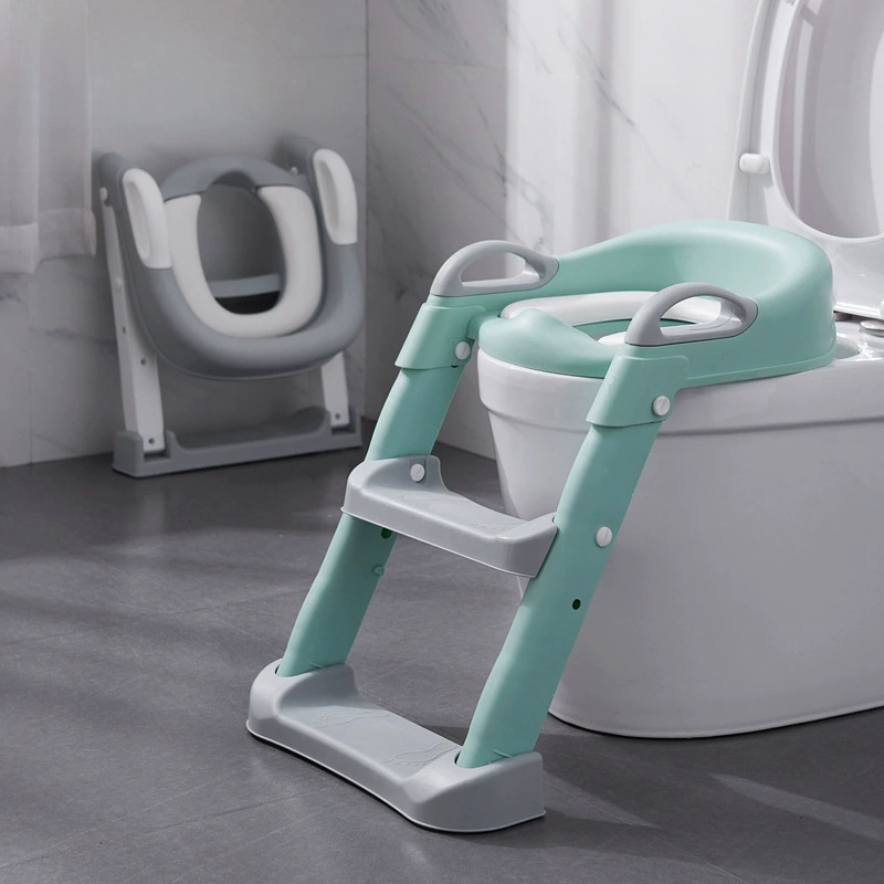 Children's toilet seat with stairs girl's for boys