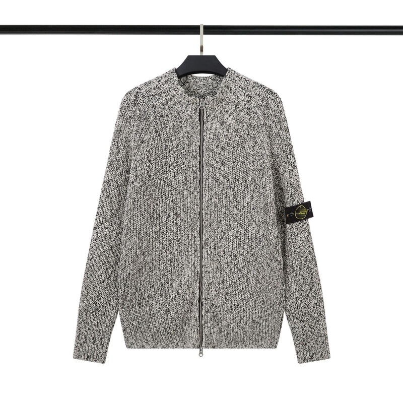 Korean-Style Stone Sea Coral Knitted Cardigan for Women, Loose New Spring and Autumn Sweater Jacket with Round Neck and Zipper Korean-Style Stone Sea Coral Knitted Cardigan for Women, Loose New Spring and Autumn Sweater Jacket with Round Neck and Zipper