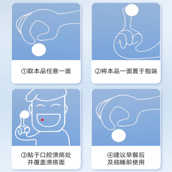 Oral ulcer film