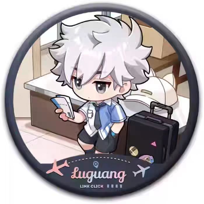 正版现货 时光代理人 动画 即日启程系列Q版徽章吧唧周边官谷动漫|undefined