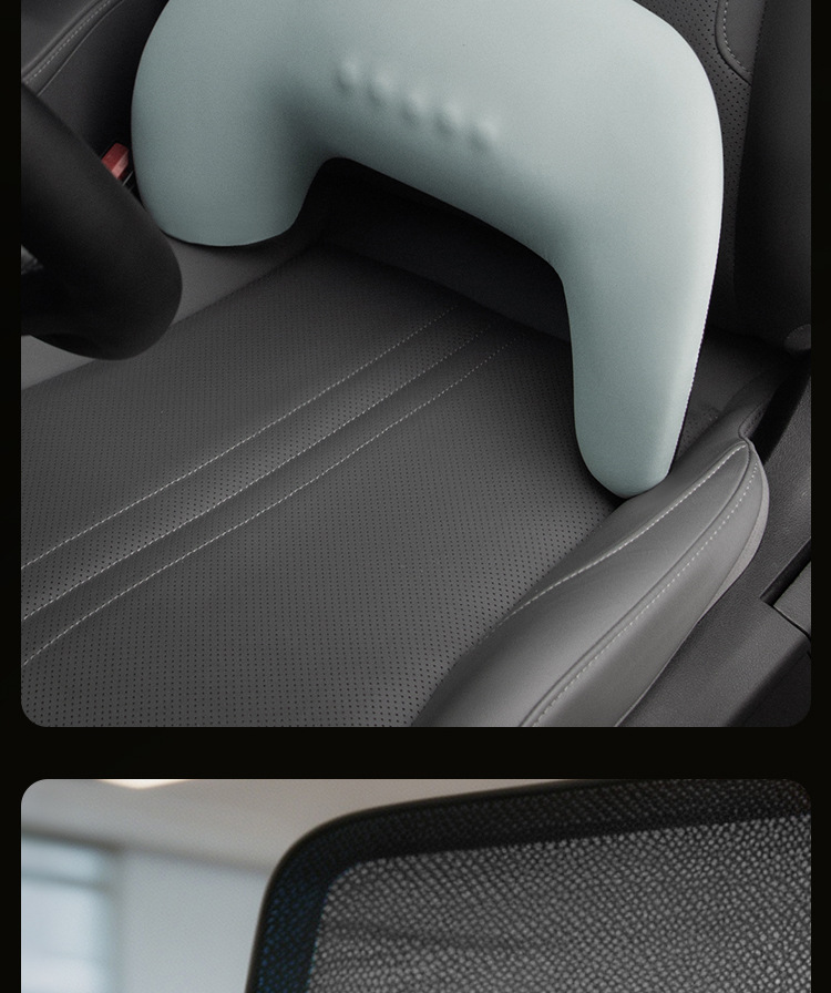 Car Seat Cushion Lumbar Support Pillow for Car and Home Use