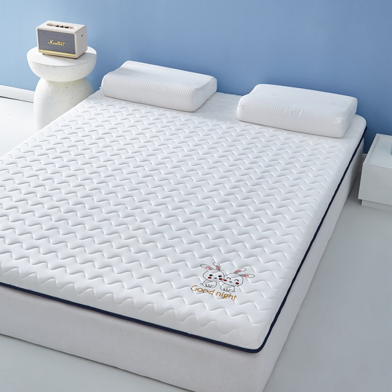새로운 일방 클래스 A 우유 실크 라텍스 매트리스 기숙사 매트리스 렌탈 하우스 홈스테이 호텔 매트리스 덮개를 씌운 매트리스