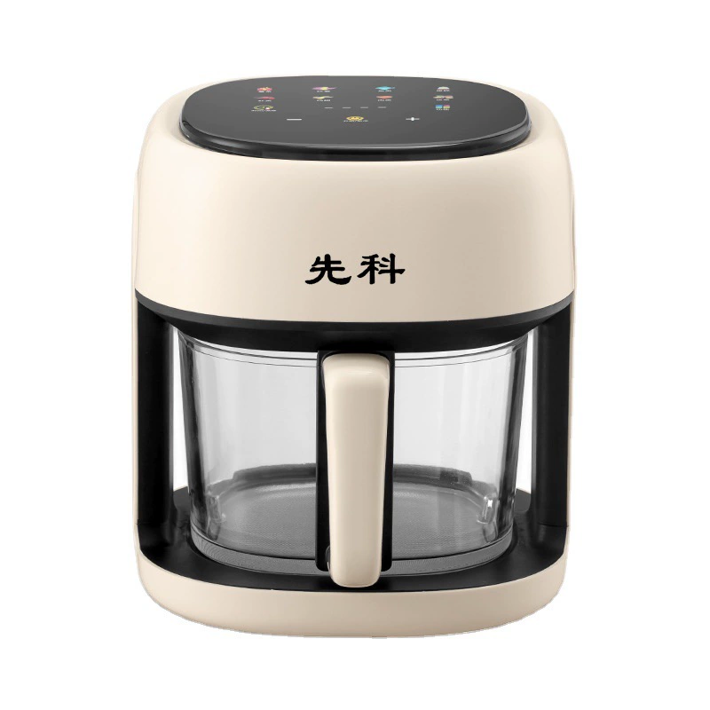 New air fryer household large capacity 4.5L lazy automatic multi-function panoramic visual electric fryer