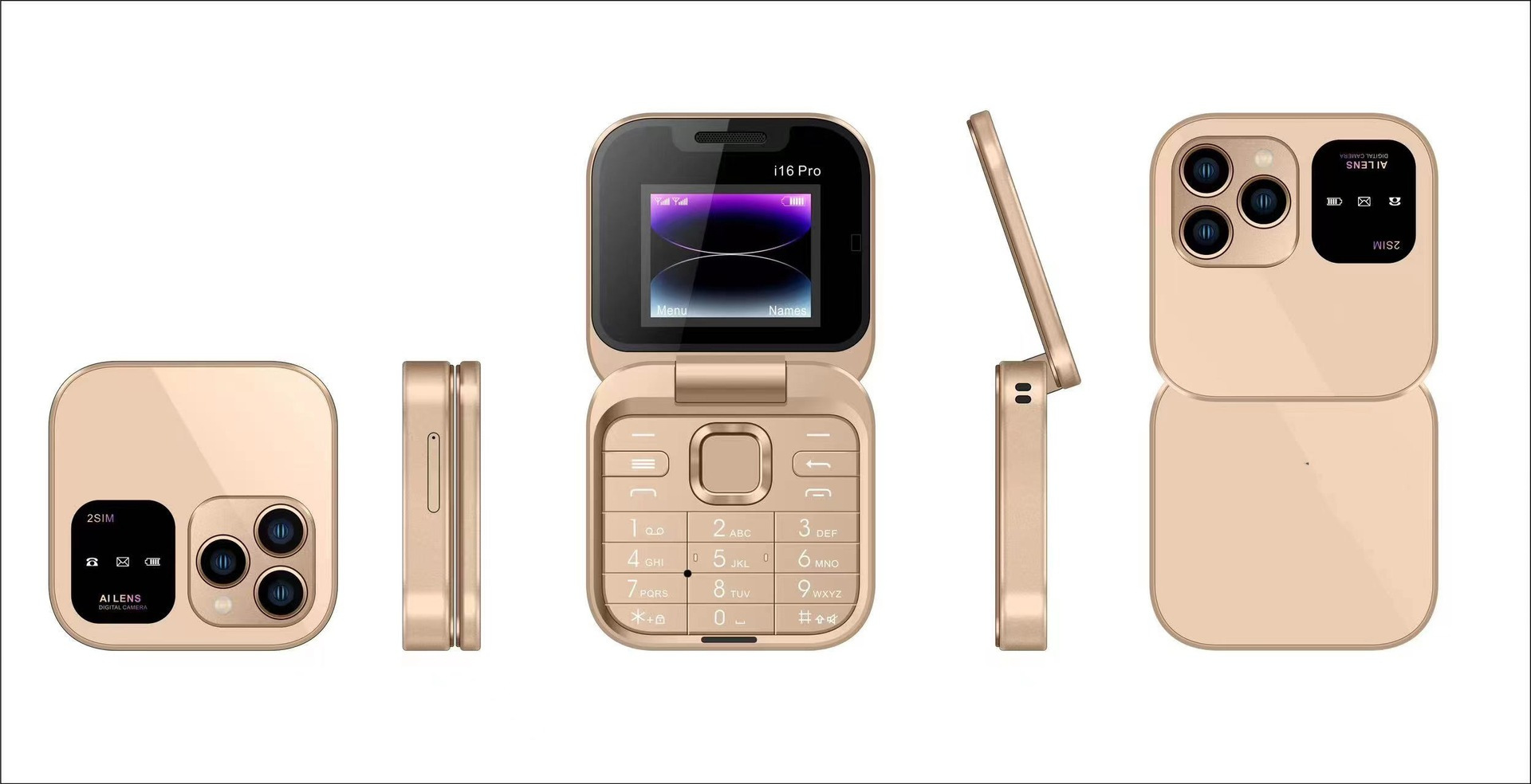 I16 Mini Dual Card Phone Image 3