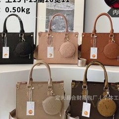 外国貿易新しいロバジャングルレトロトートバッグエンボス加工ヨーロッパとアメリカのファッションショルダークロスボディハンドバッグバッグ卸売