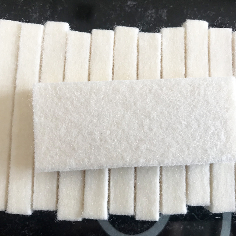 工业羊毛毡垫片批发耐磨背胶羊毛毡垫圈高密度吸油羊毛毡条毛毡