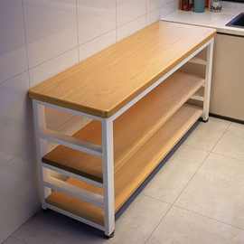 厨房橱柜置物架落地多层收纳柜多功能微波炉切菜餐边碗柜储物柜子