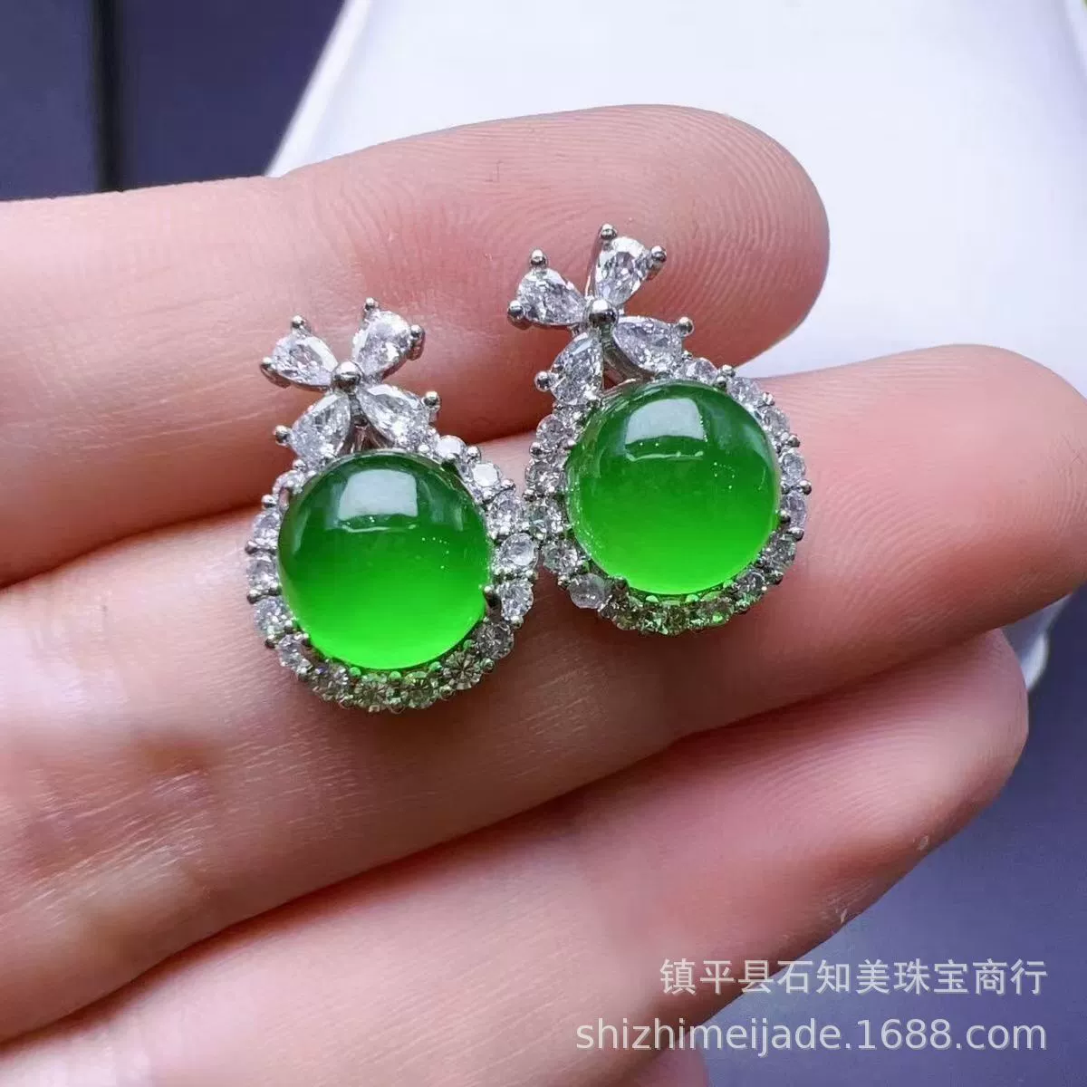 Stone inlay, pendant for princess, silver agate silver washing, wholesale
