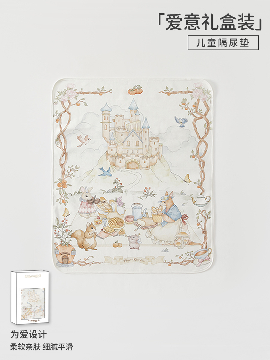 Cojín de separación de orina lavable, colchón de cama transpirable de gran tamaño, colchón de algodón para bebés, colchón de período fisiológico de gran tamaño.