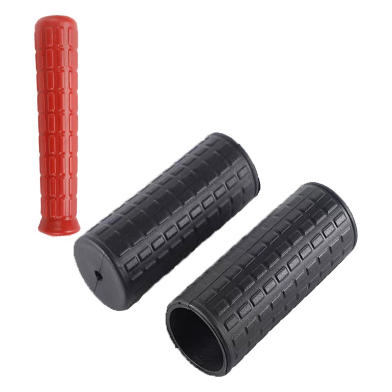 8MM mango de goma manga 40cm de goma y plástico agujero redondo mango herramienta PVC antideslizante manga de goma maquinaria agrícola barra apoyabrazos