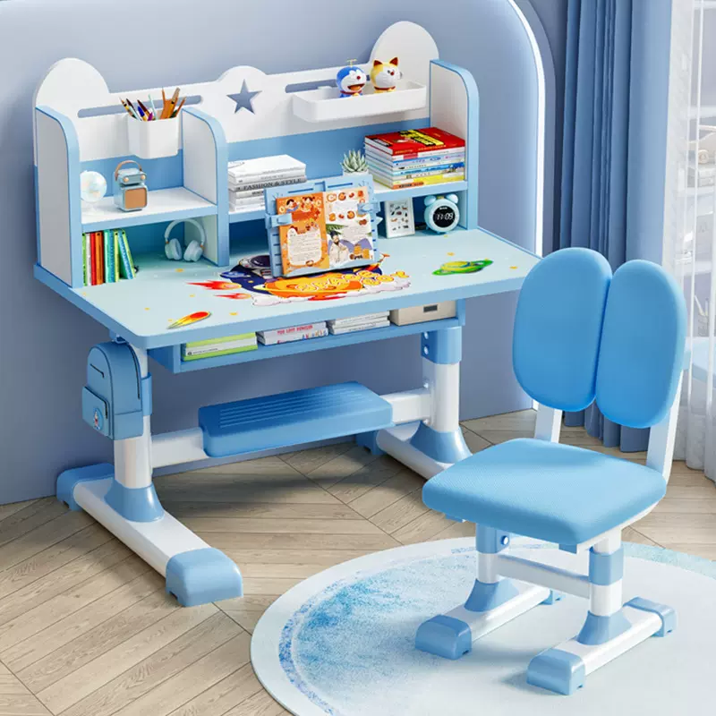 可调节升降写字桌子家用儿童学习桌椅套装小学生作业书桌课桌椅