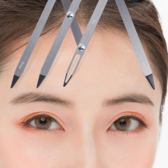 Tattoo and Embroidery Golden Ratio Scale, Second Generation Droplet Gel Eyebrow Scale, Three-Point Positioning Balanced Eyebrow Card, Factory Direct Sale, Customizable Labeling