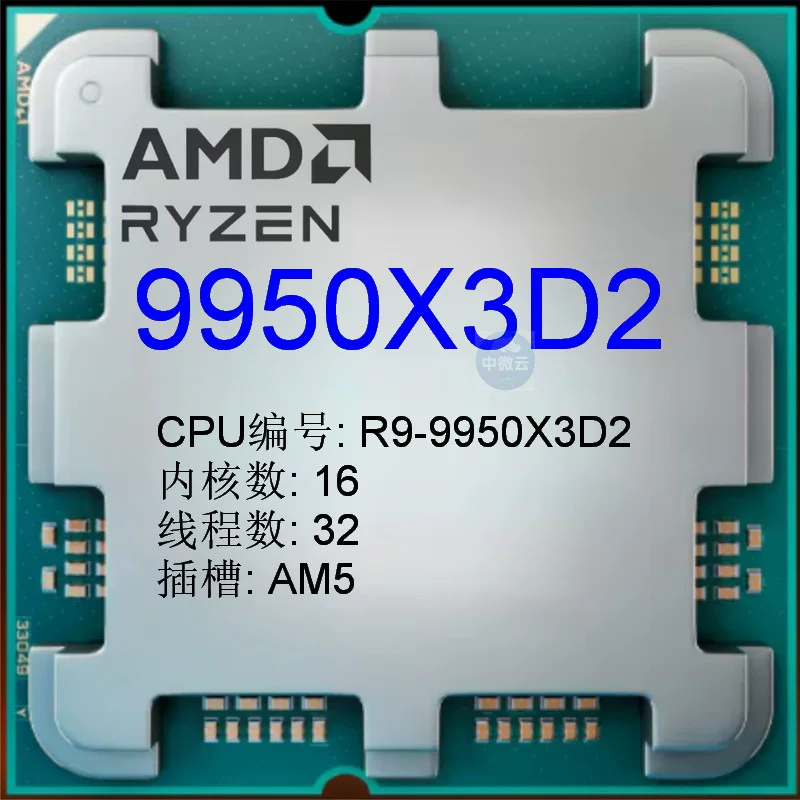 Можно заказать по согласованной цене процессор Ryzen в коробке с 16 слотами AM5 R9-9950X3D2