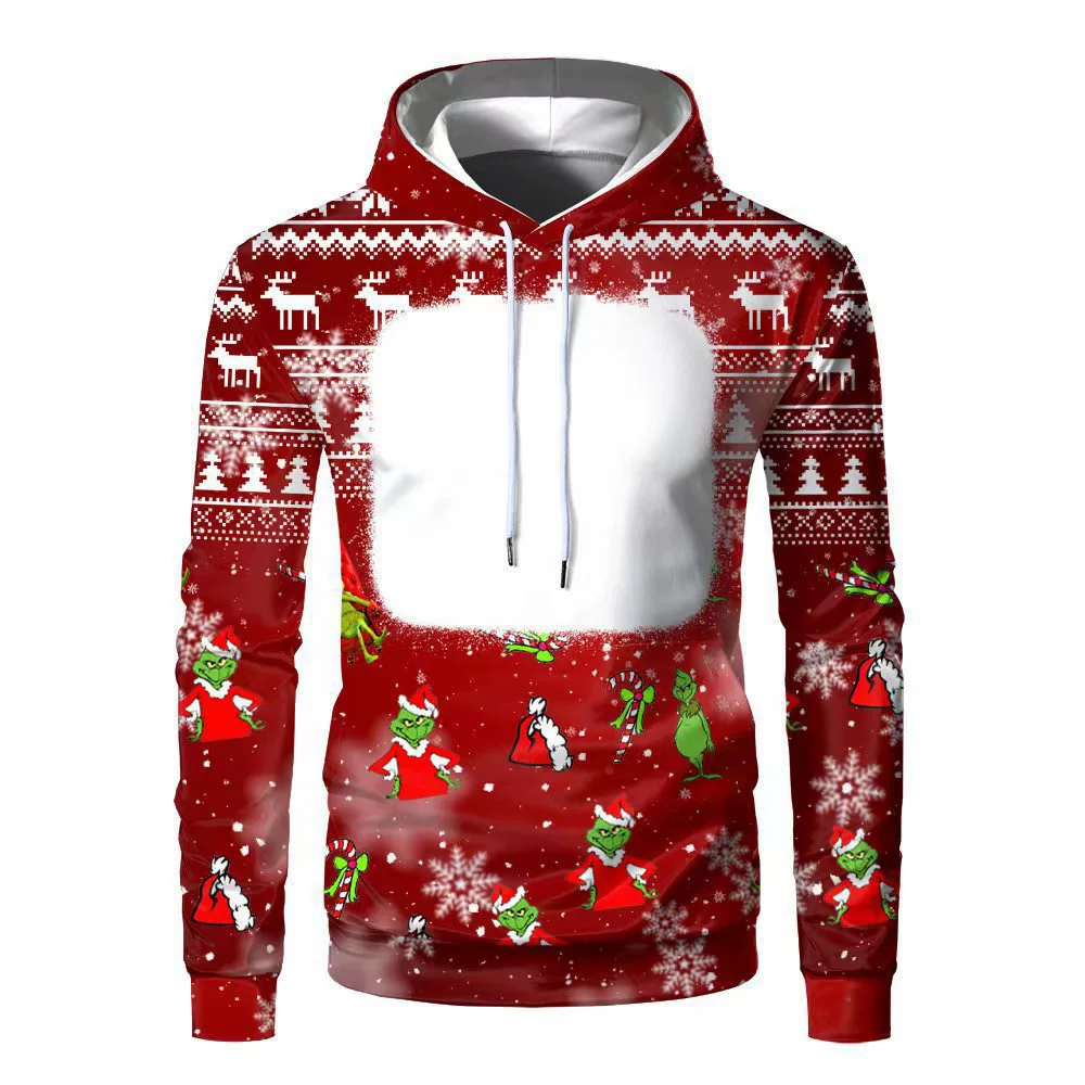 2022 весна и осень новый пользовательский толстовка с капюшоном горячего переноса 3D цифровой принт с шапкой с длинными рукавами свитер для внешней торговли оптом