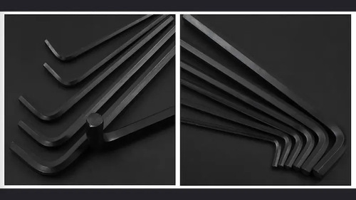 30-piece hexagonal metric and inch wrench set flat head L-shaped hexagonal wrench tool set plastic box