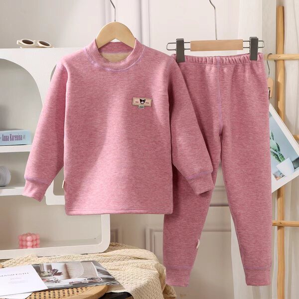 Velvet children's warm set