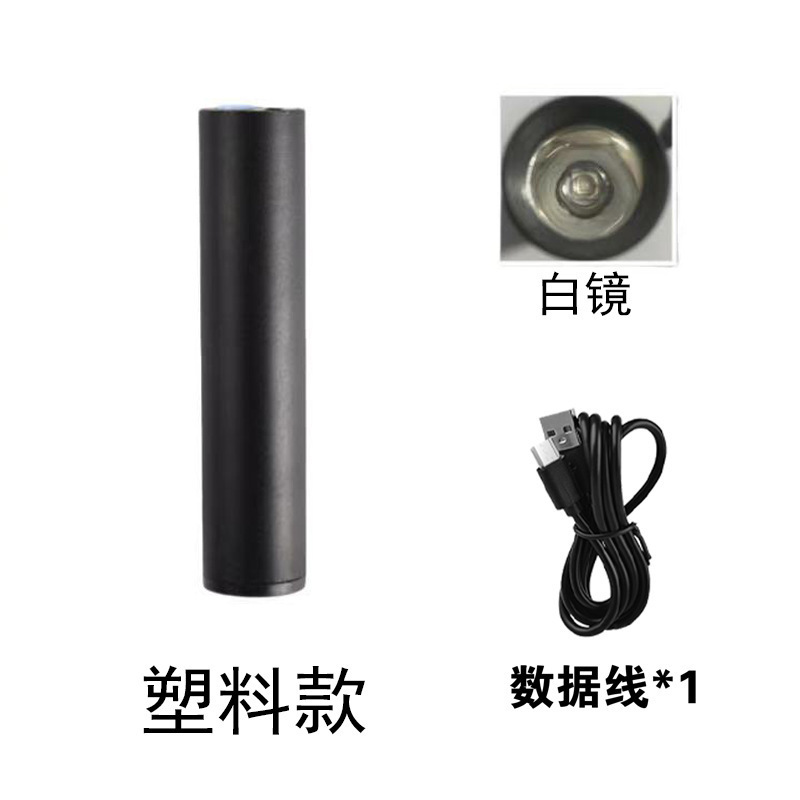 紫色光紙幣検出ランプ uv365 蛍光剤検出猫苔ランプ野菜検出ランプ充電式懐中電灯小型|undefined