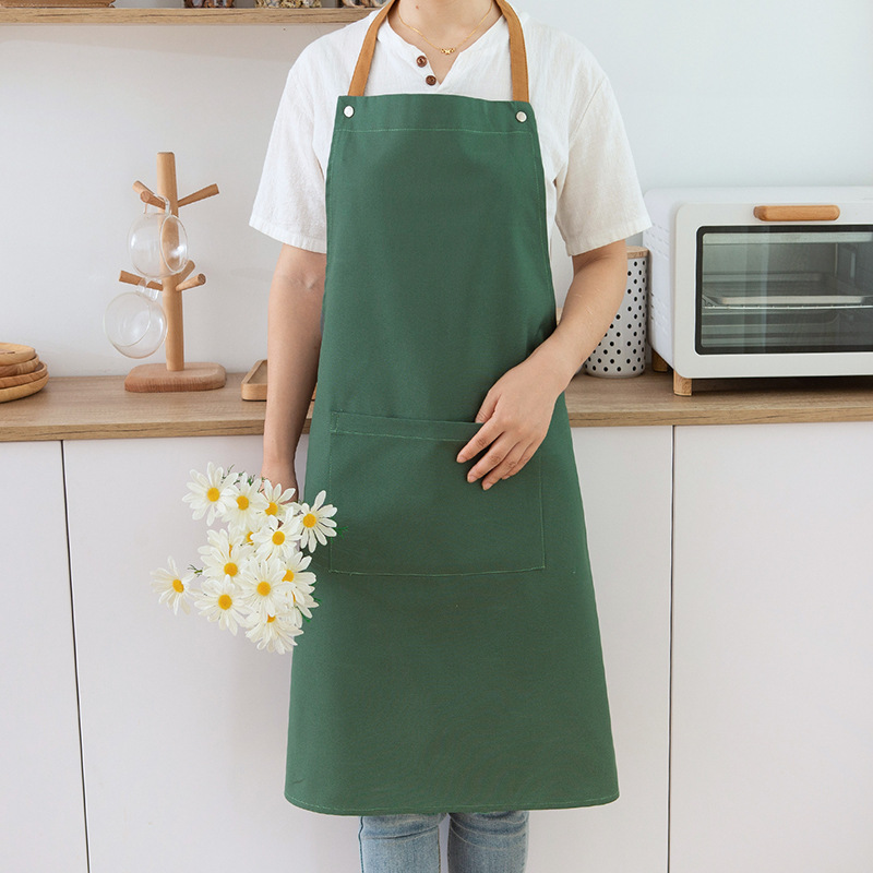 Delantal japonés hogar cocina impermeable simple moda hombres y mujeres cintura leche tienda de té tienda de flores ropa de trabajo logotipo impreso