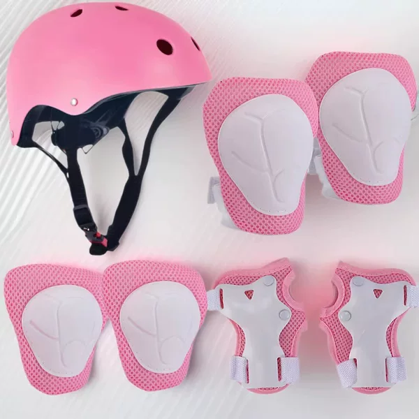 Children's Roller Skating Protective Gear, Cycling Sports Helmet Set, Balance Bike, Bicycle, Skateboard, Skating Knee Pads, Protective Equipment