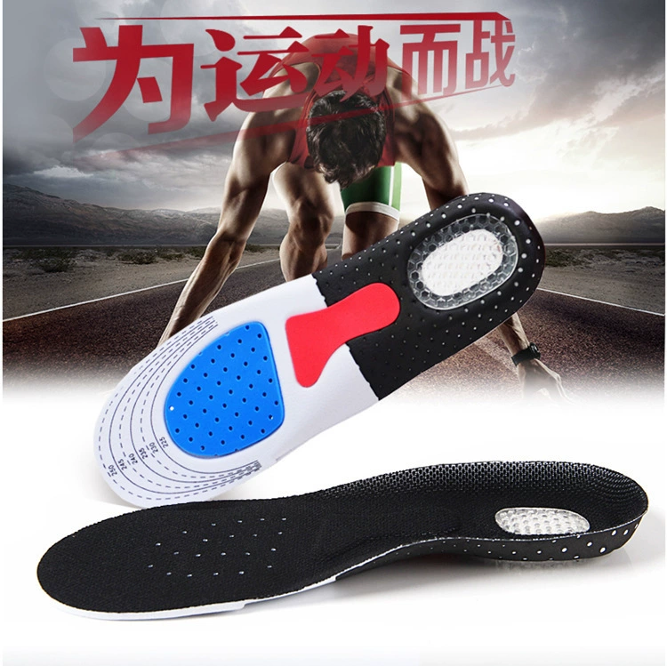 Спортивная стелька Amazon, Мужская силиконовая амортизирующая Военная тренировочная стелька, оптовая продажа, впитывающая пот, дышащая воздушная подушка EVA, ZOOM, осень