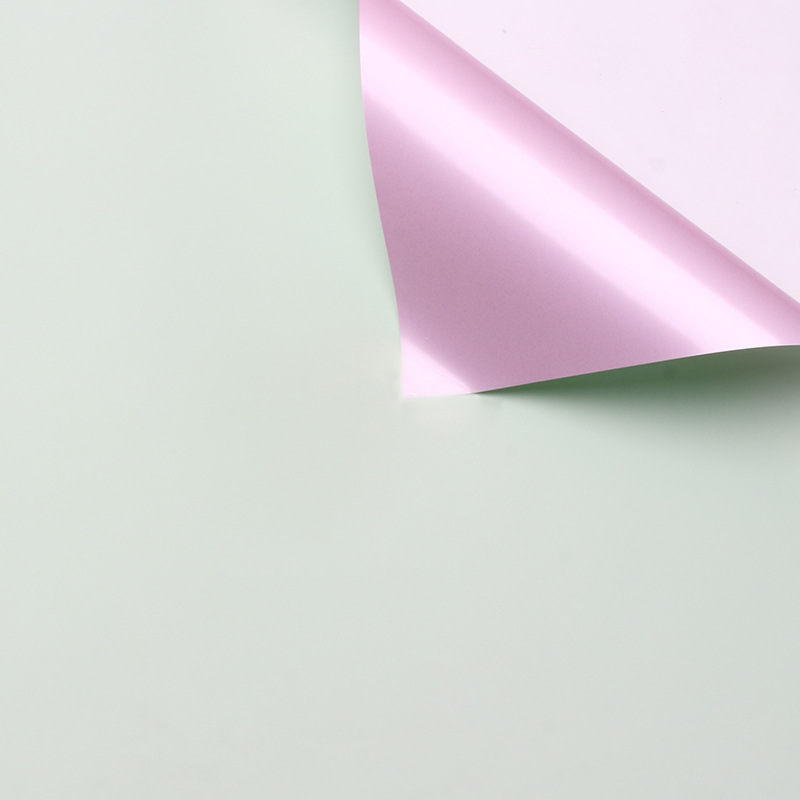 Papel de embalaje de flores de dos colores, papel de oro, papel de regalo de flores, papel de embalaje de flores
