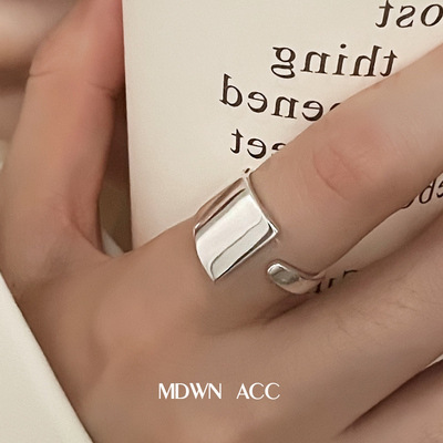 Non-fading ins opening retro ring niche high-end design cool style wholesale set simple ring for women