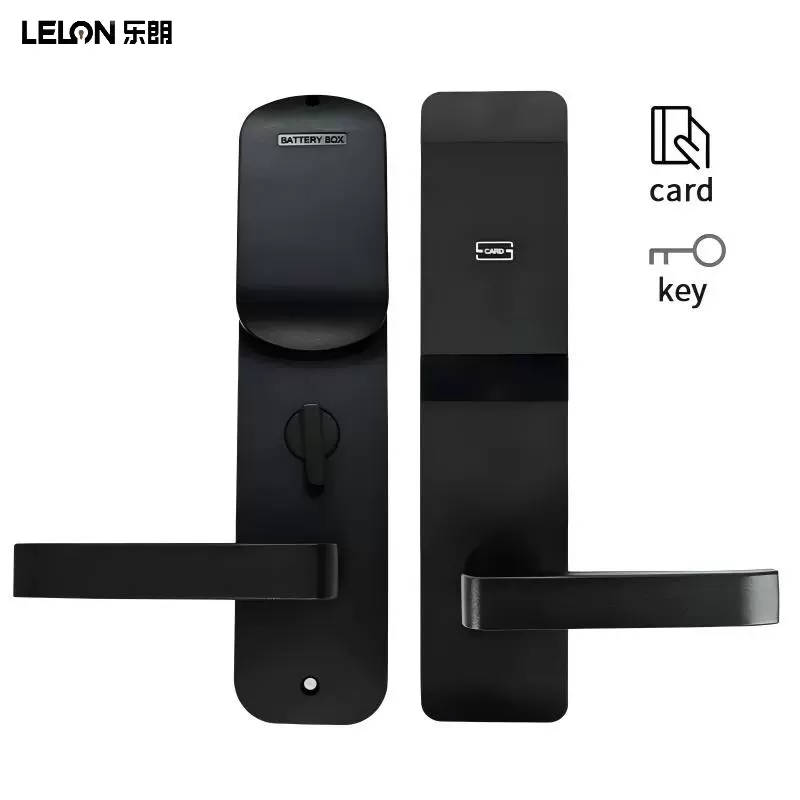 智能IC卡磁卡感应锁酒店门锁 工程管理系统室内木门刷卡锁智能锁