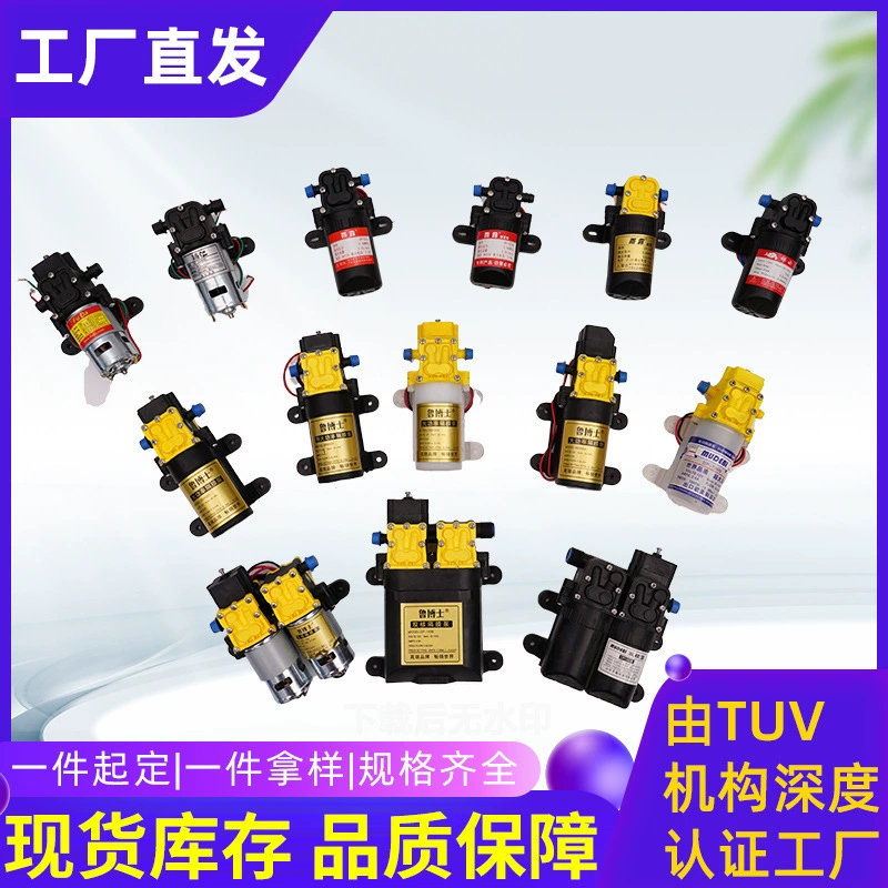 Электрический опрыскиватель водяной насос 12V высокого давления Автомойка насос Электрический опрыскиватель двигатель водяной насос интеллектуальный мощный водяной насос