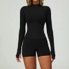 6116 long sleeves + 9300 shorts—high-end black