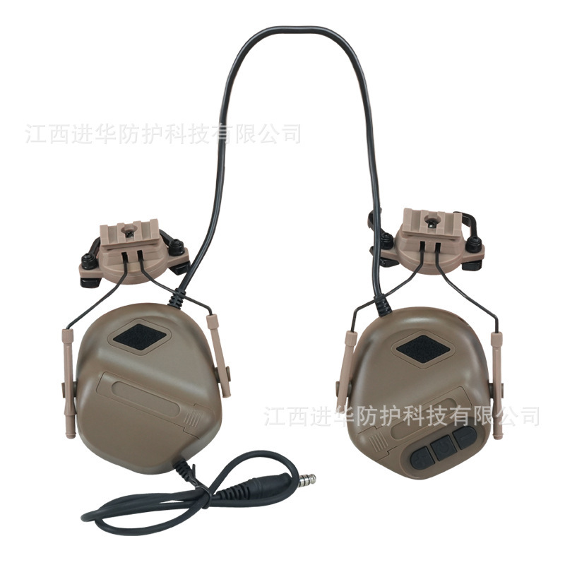 メーカー直販第5世代IPSC戦術ヘルメットヘッドセットのヘルメット式通信ヘッドセットの音を拾い、騒音を低減します。|undefined
