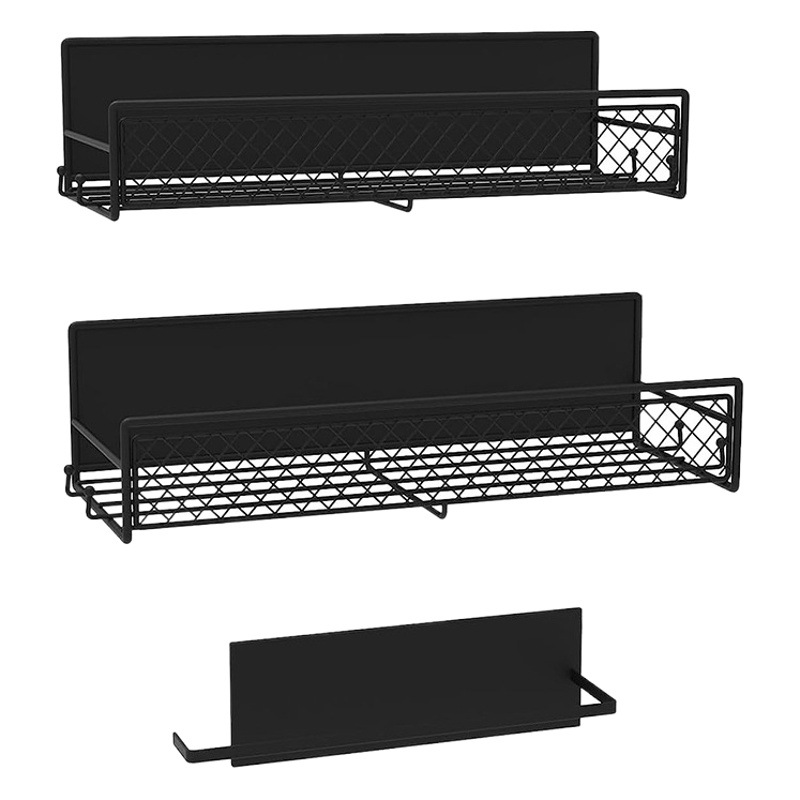Cruz-frontera malla magnética refrigerador rack traje cocina ponche-libre refrigerador sazonador estante de almacenamiento de horno de microondas