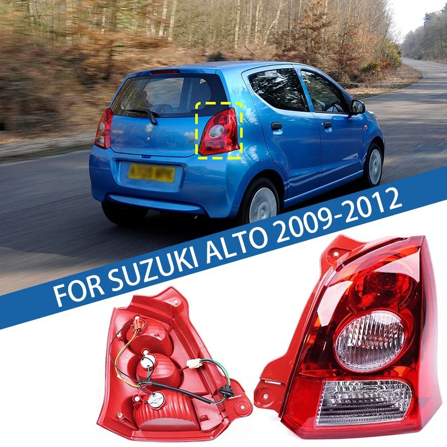 Adaptable a Suzuki Nuevo Alto Asamblea de Luz trasera Luz de freno Luz de marcha atrás Luz trasera Combinación de Luz trasera Alto Luz trasera Luz de dirección trasera