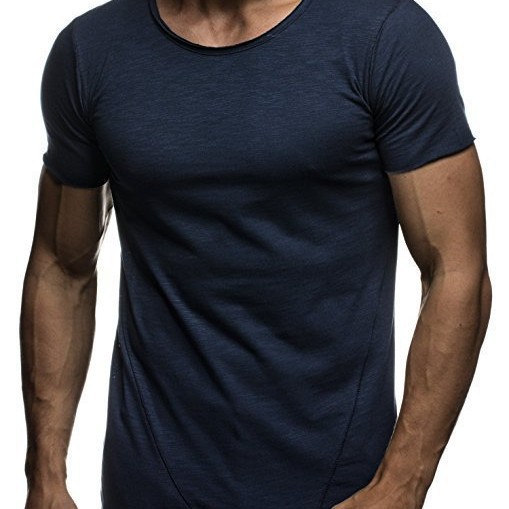New Men's Casual Fashion Patchwork T-Shirt Men's Summer Casual Sports Short-Sleeved T-Shirt