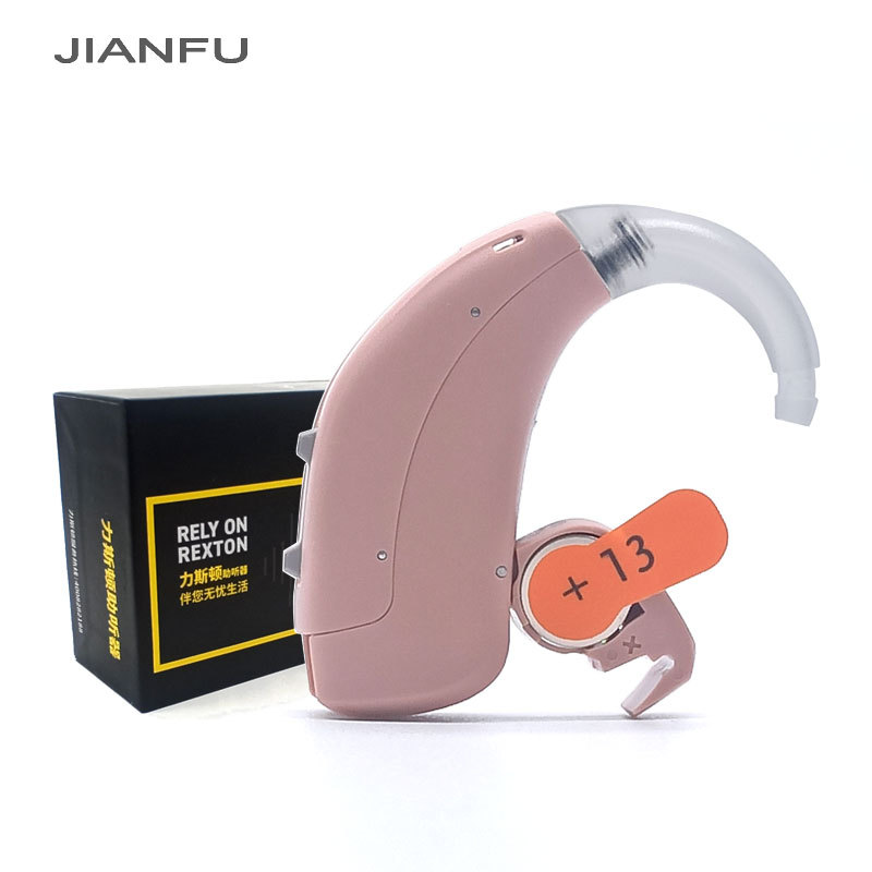 Liston audífono ancianos jóvenes sordos oído espalda invisible inalámbrico HD calidad de sonido batería montada en el oído