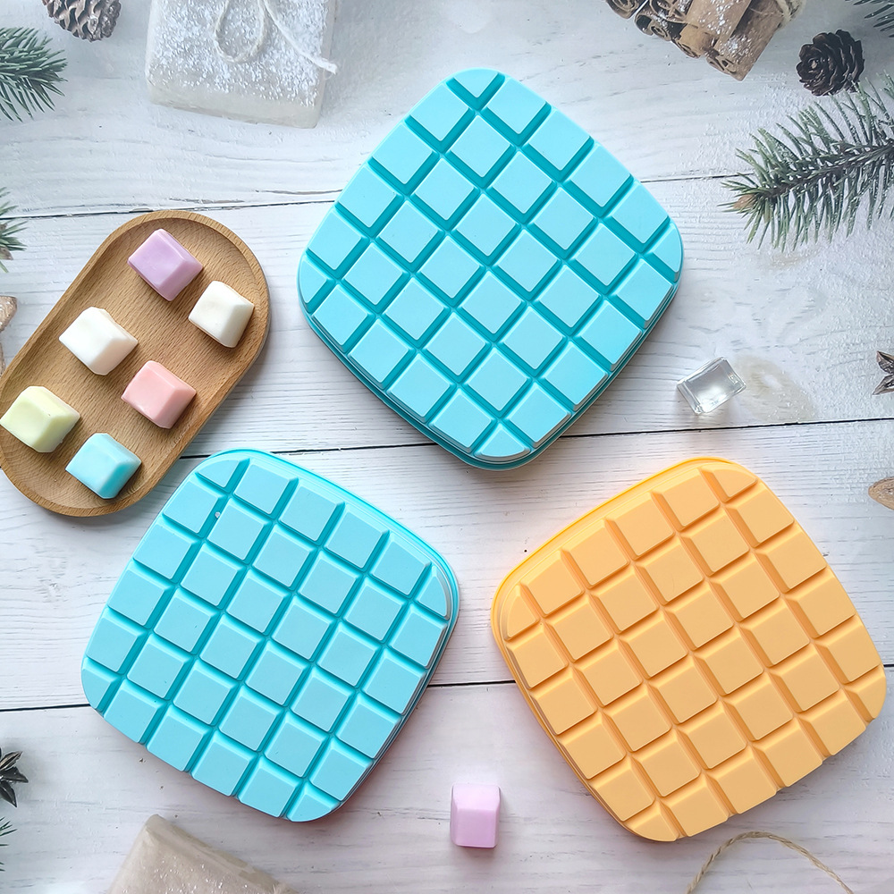 555 molde de silicona pequeño cuadrado de hielo mini molde de hielo máquina de hielo caja de hielo molde de horneado