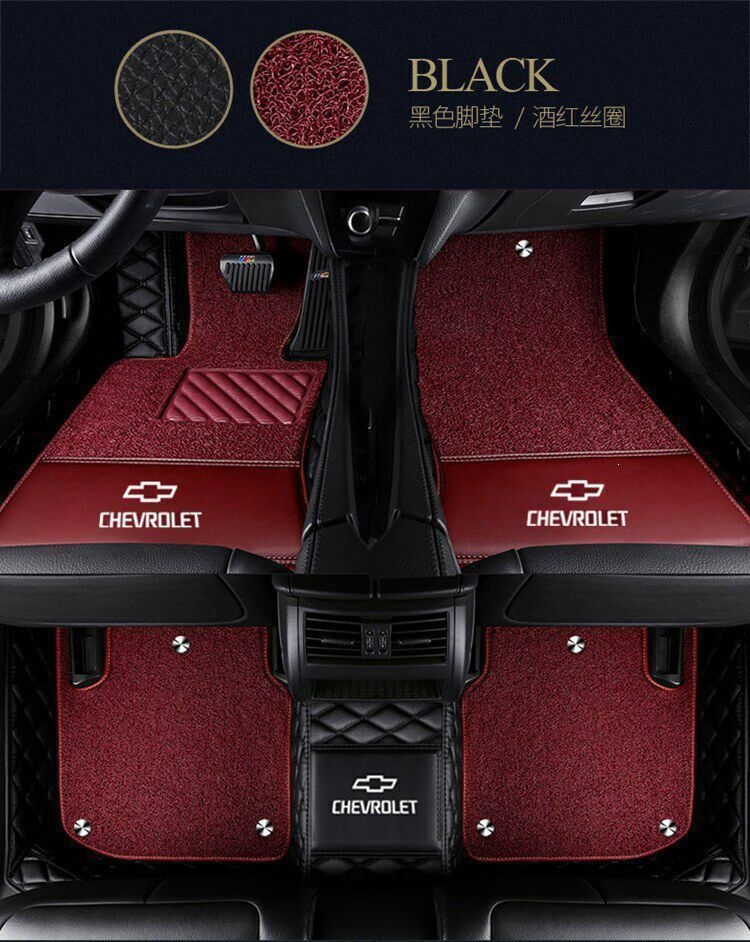 Suitable for Chevrolet Cavalier, Cruze, Malibu XL, Equinox, Trax, and Monza full-coverage car floor mats