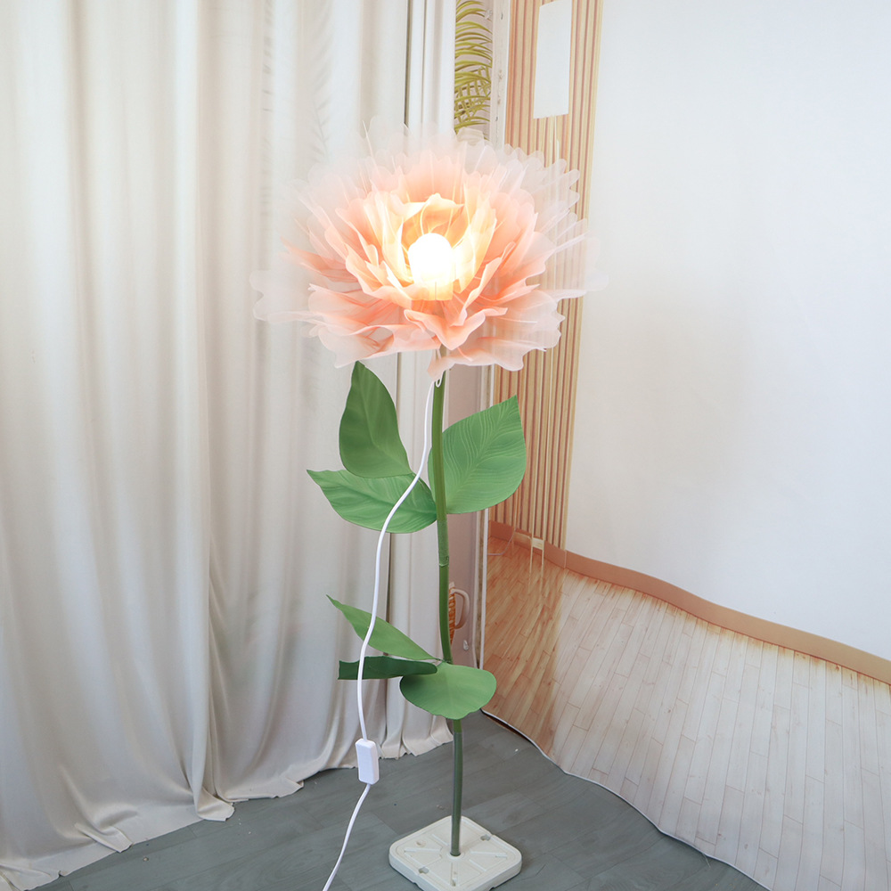 조명이 포함된 주황색 세트(플라스틱 베이스)