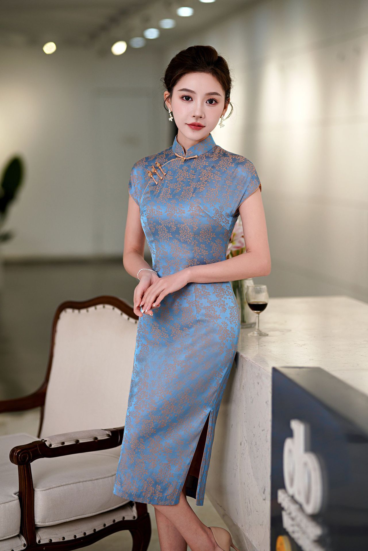 Peacock blue